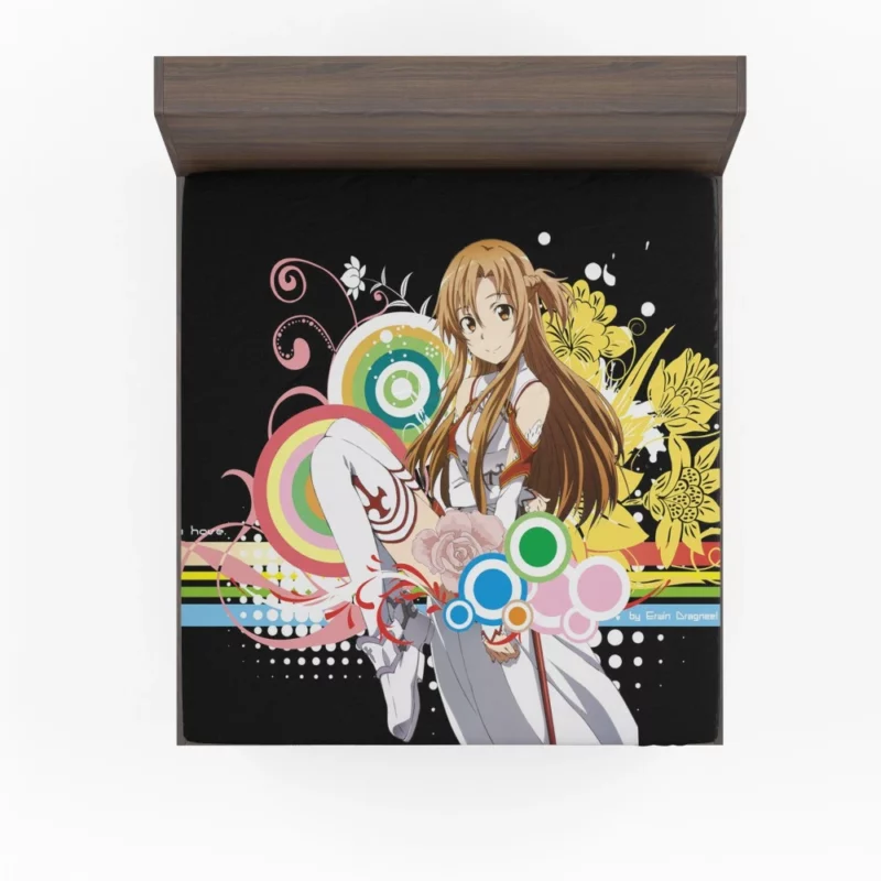 Asuna Yuuki Heroic Deeds Anime Fitted Sheet