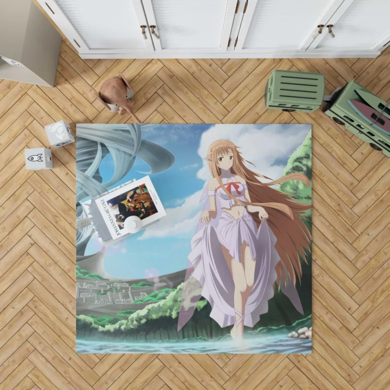 Asuna Yuuki Impact in Sword Art Online Anime Rug