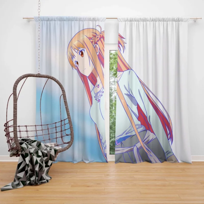 Asuna Yuuki Impact in Virtual Worlds Anime Curtain