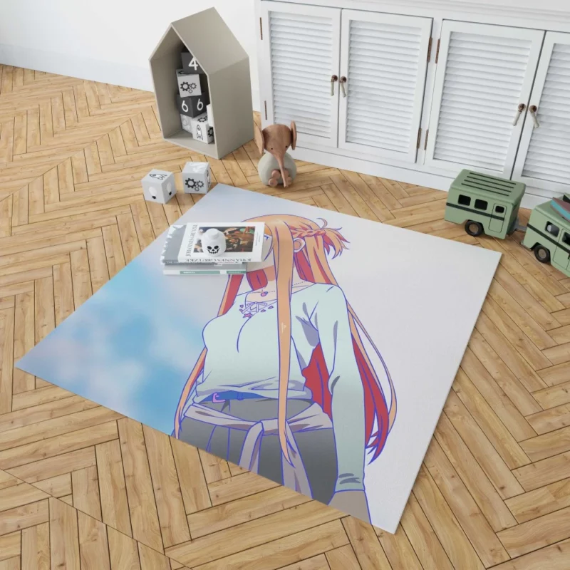 Asuna Yuuki Impact in Virtual Worlds Anime Rug 1