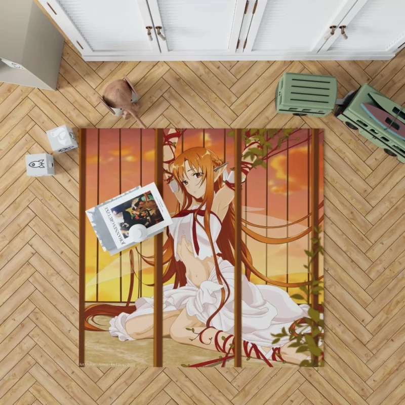 Asuna Yuuki Impactful Character Anime Rug