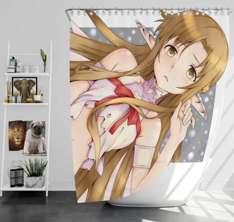Asuna Yuuki Influence Anime Shower Curtain