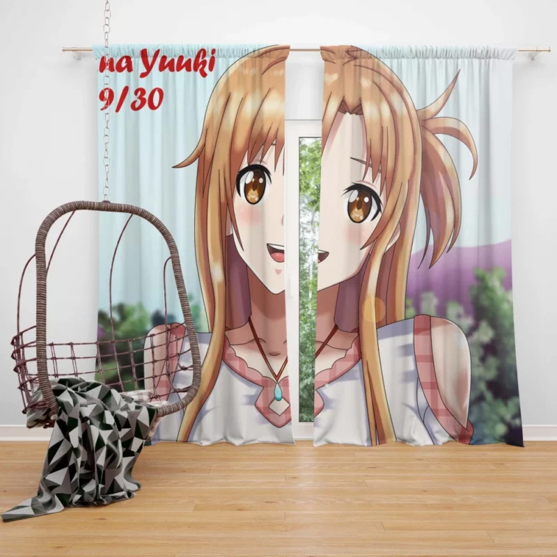 Asuna Yuuki Influence in Sword Art Online Anime Curtain