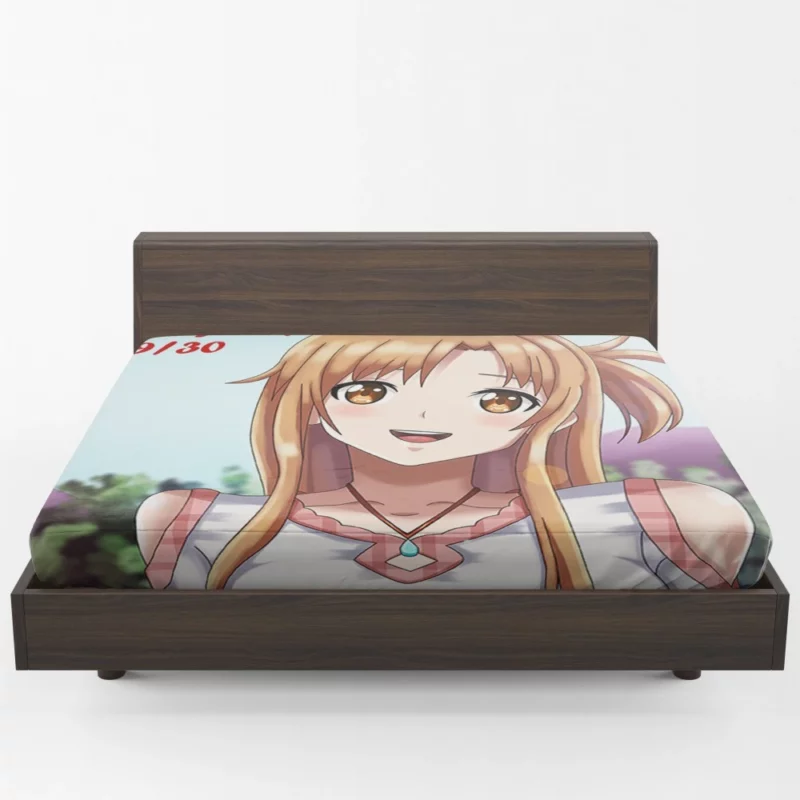 Asuna Yuuki Influence in Sword Art Online Anime Fitted Sheet 1