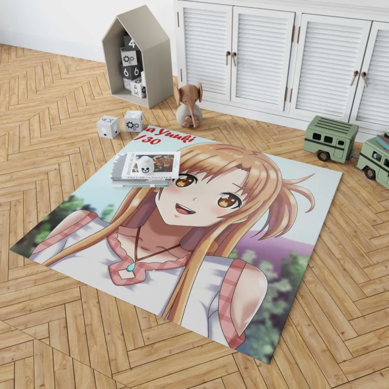 Asuna Yuuki Influence in Sword Art Online Anime Rug 1