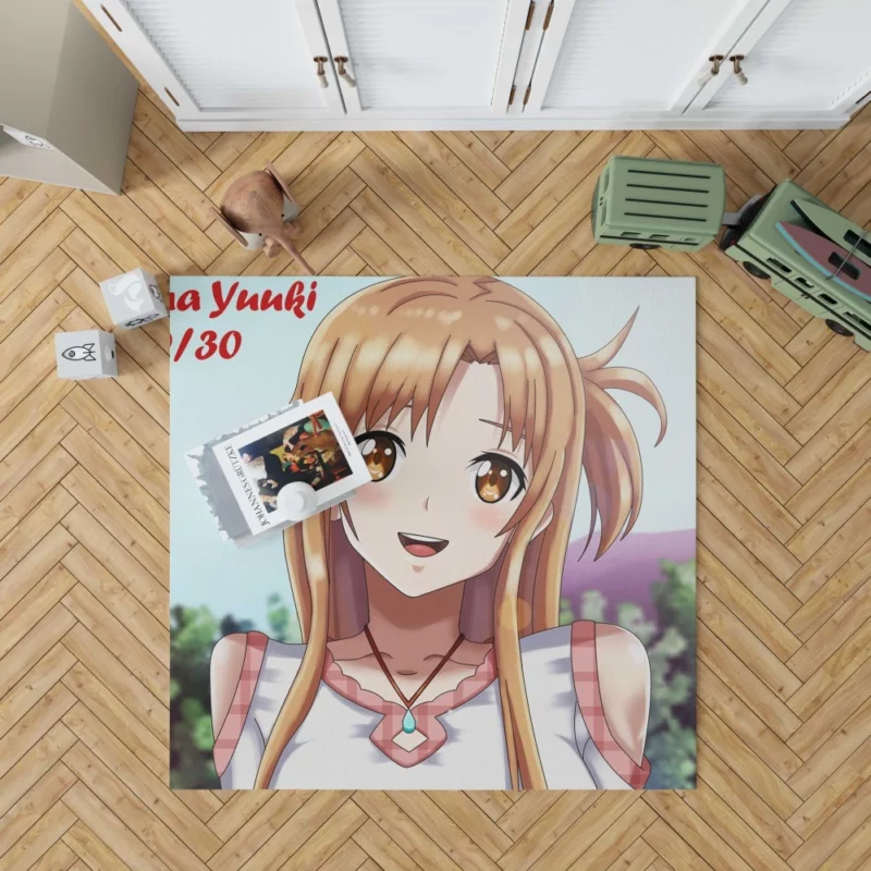 Asuna Yuuki Influence in Sword Art Online Anime Rug