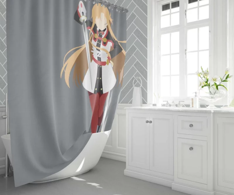 Asuna Yuuki Integral to Ordinal Scale Anime Shower Curtain 1