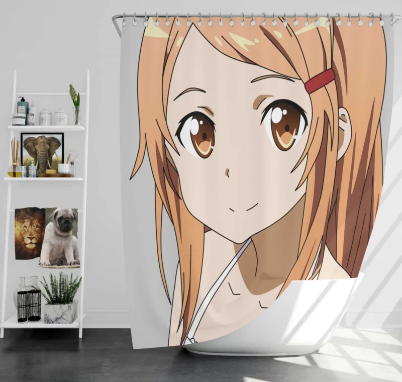 Asuna Yuuki Journey Anime Shower Curtain