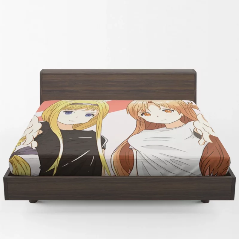 Asuna Yuuki Journey in Ordinal Scale Anime Fitted Sheet 1