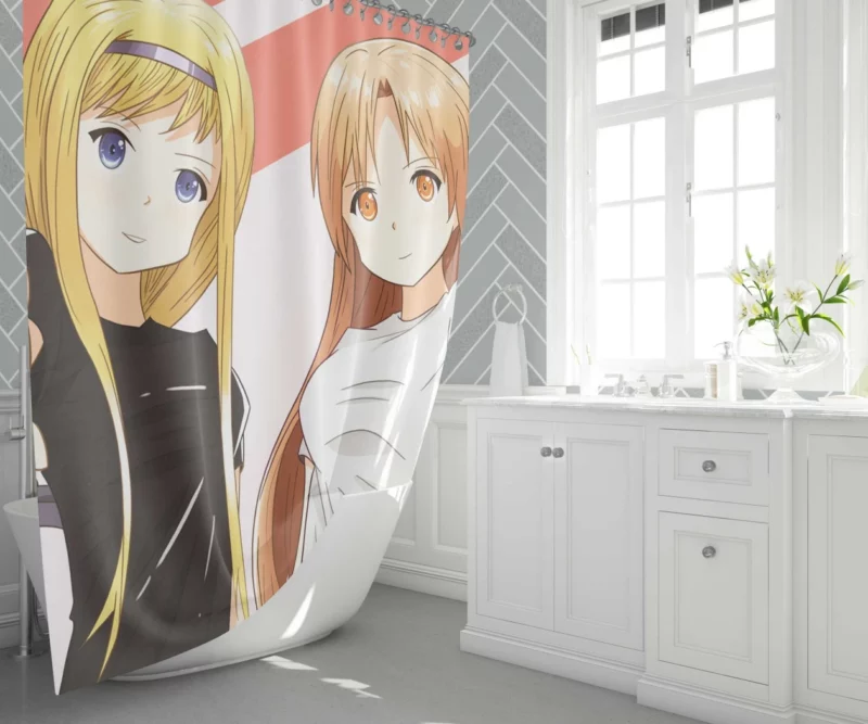 Asuna Yuuki Journey in Ordinal Scale Anime Shower Curtain 1