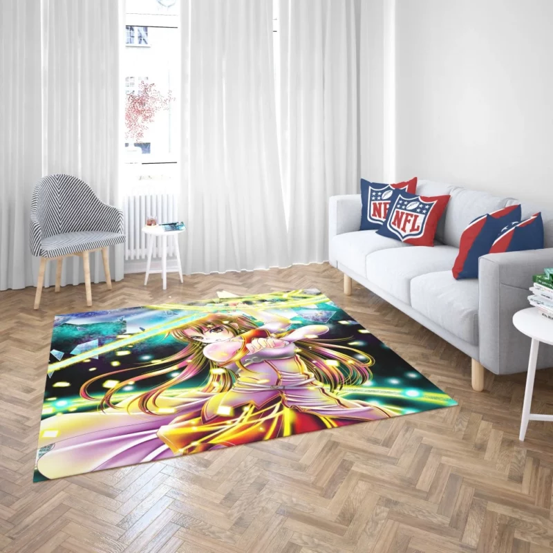 Asuna Yuuki Journey in Sword Art Online Anime Rug 2