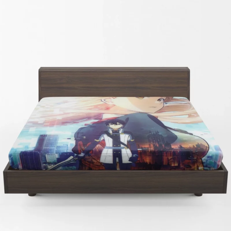 Asuna Yuuki Journey through Ordinal Scale Anime Fitted Sheet 1