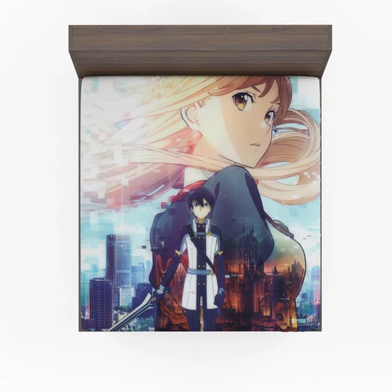 Asuna Yuuki Journey through Ordinal Scale Anime Fitted Sheet