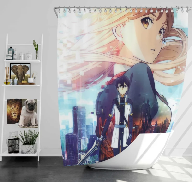 Asuna Yuuki Journey through Ordinal Scale Anime Shower Curtain