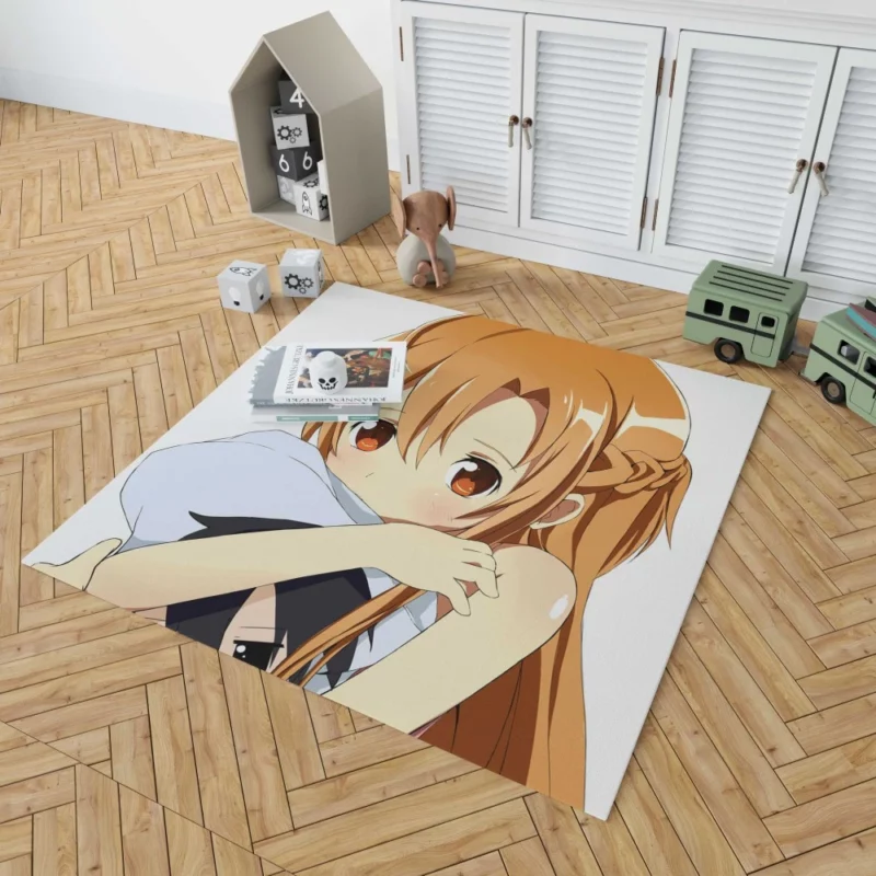 Asuna Yuuki Journey through Sword Art Online Anime Rug 1