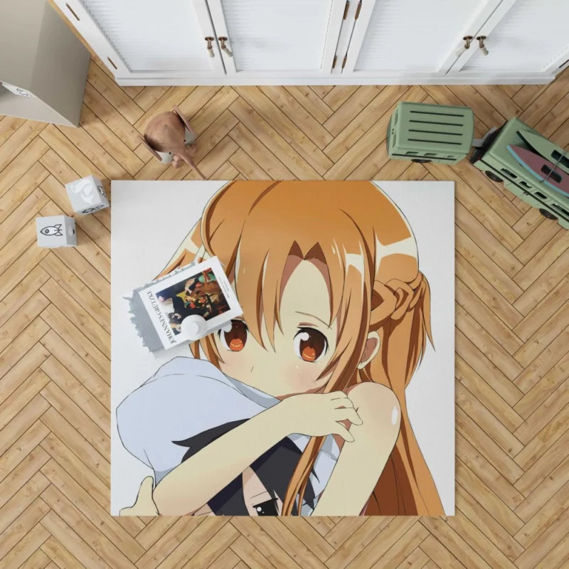 Asuna Yuuki Journey through Sword Art Online Anime Rug