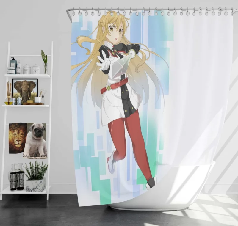 Asuna Yuuki Key Player in Ordinal Scale Anime Shower Curtain