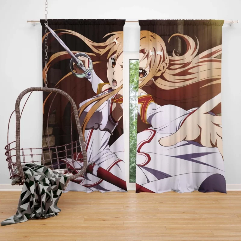 Asuna Yuuki Memorable Moments Anime Curtain