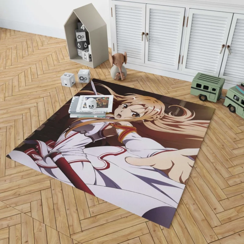 Asuna Yuuki Memorable Moments Anime Rug 1