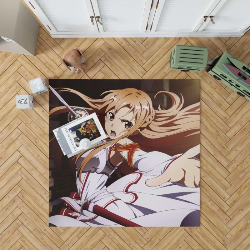 Asuna Yuuki Memorable Moments Anime Rug