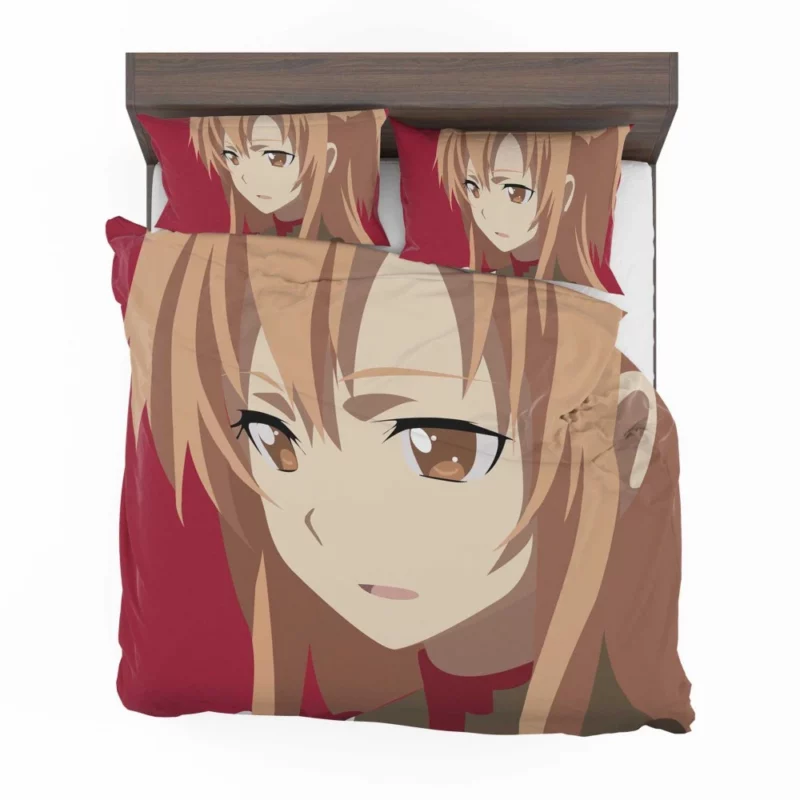 Asuna Yuuki Minimalist Art Anime Bedding Set 1