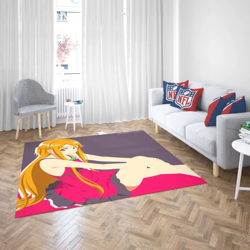 Asuna Yuuki Minimalist Beauty Anime Rug 2