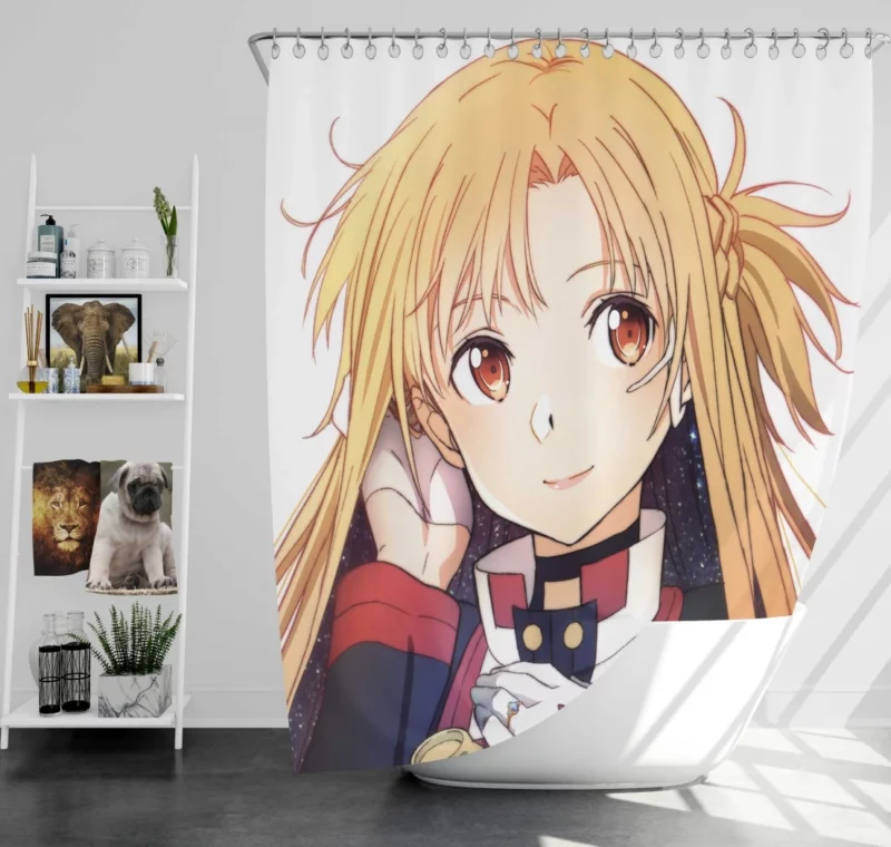 Asuna Yuuki Ordinal Scale Adventure Anime Shower Curtain