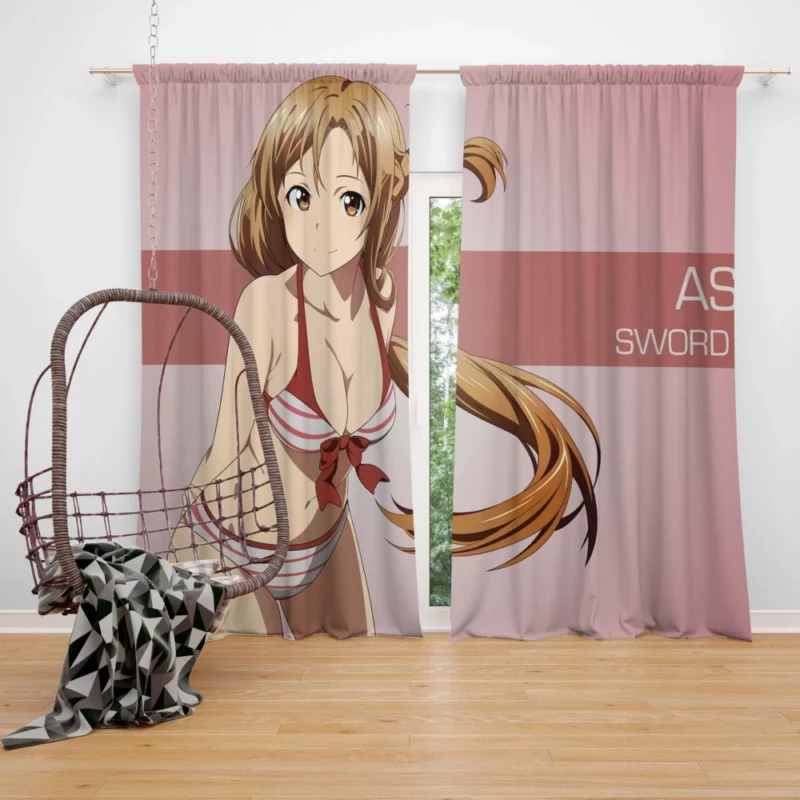 Asuna Yuuki Reality Warrior Anime Curtain