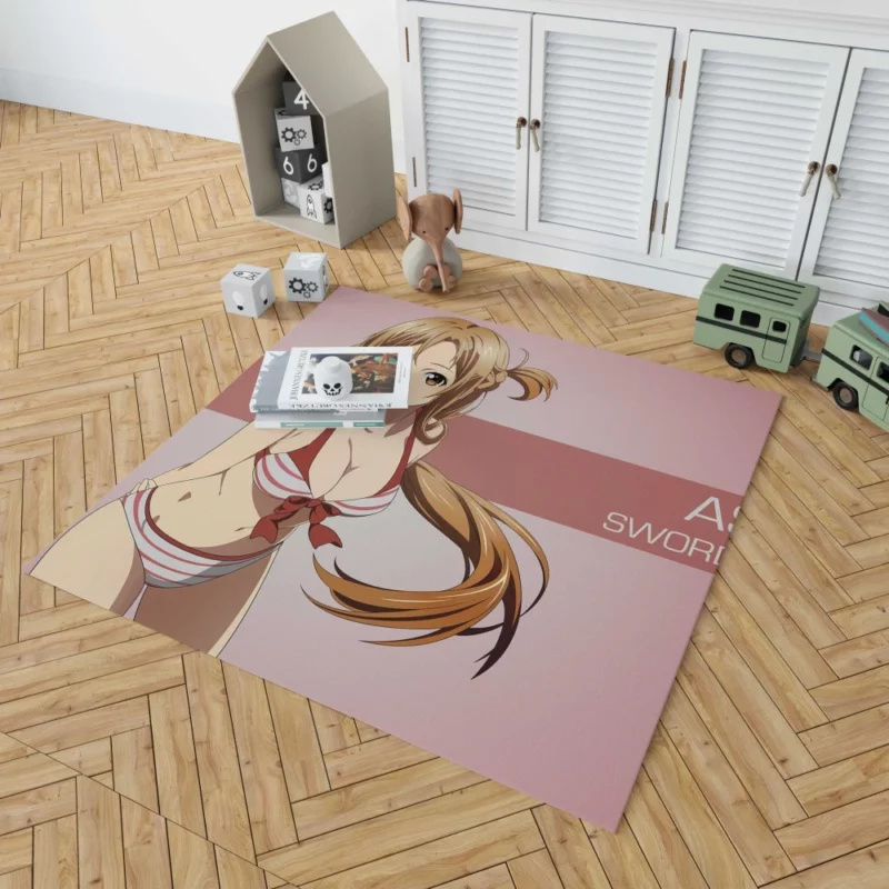 Asuna Yuuki Reality Warrior Anime Rug 1