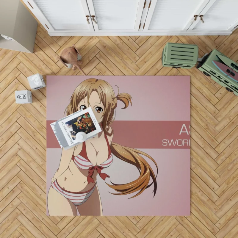 Asuna Yuuki Reality Warrior Anime Rug