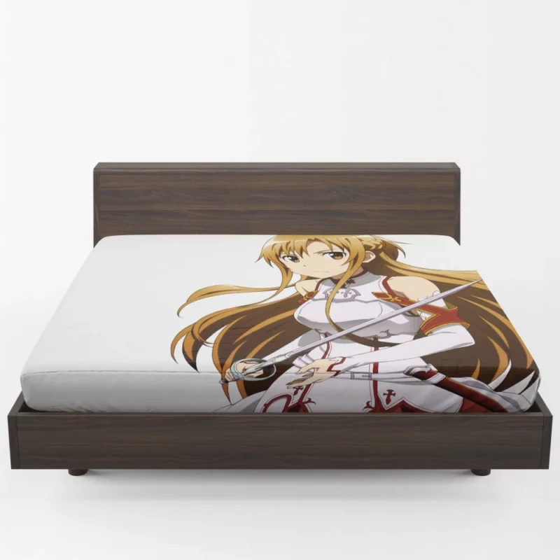 Asuna Yuuki Remarkable Character Anime Fitted Sheet 1