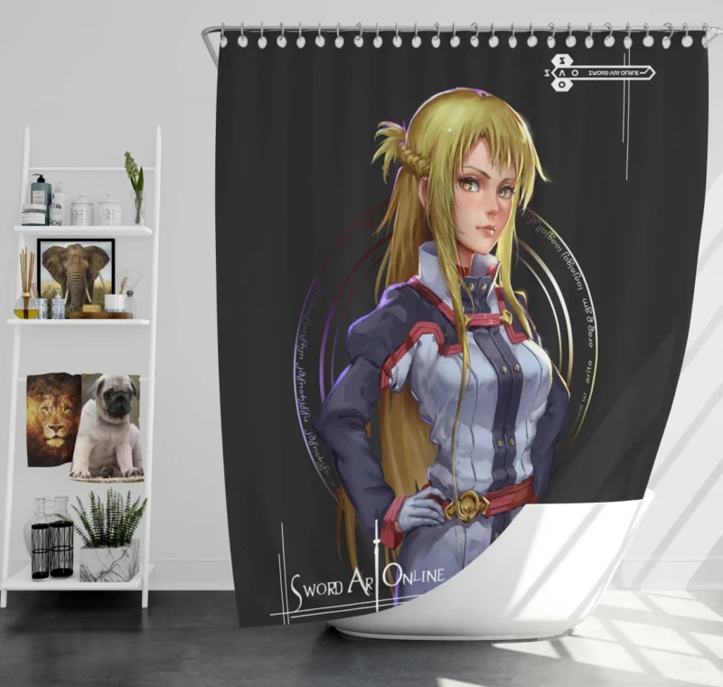 Asuna Yuuki Role in Ordinal Scale Anime Shower Curtain