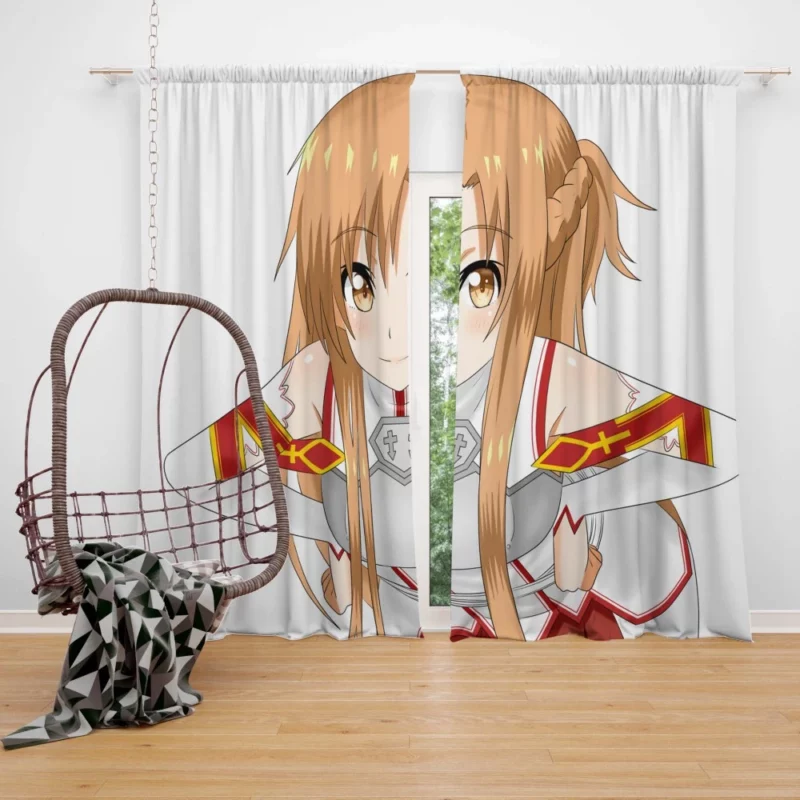 Asuna Yuuki Shining in Sword Art Online Anime Curtain