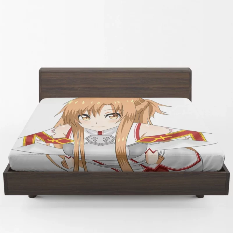 Asuna Yuuki Shining in Sword Art Online Anime Fitted Sheet 1