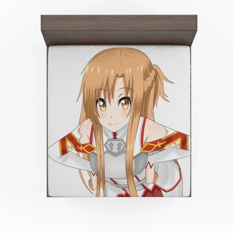 Asuna Yuuki Shining in Sword Art Online Anime Fitted Sheet