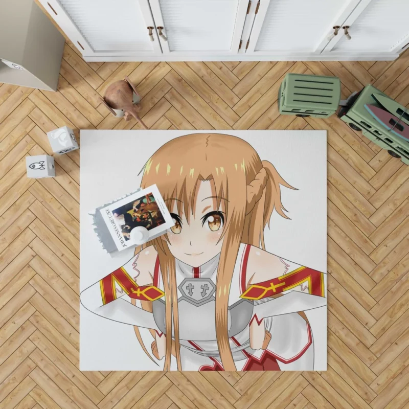 Asuna Yuuki Shining in Sword Art Online Anime Rug