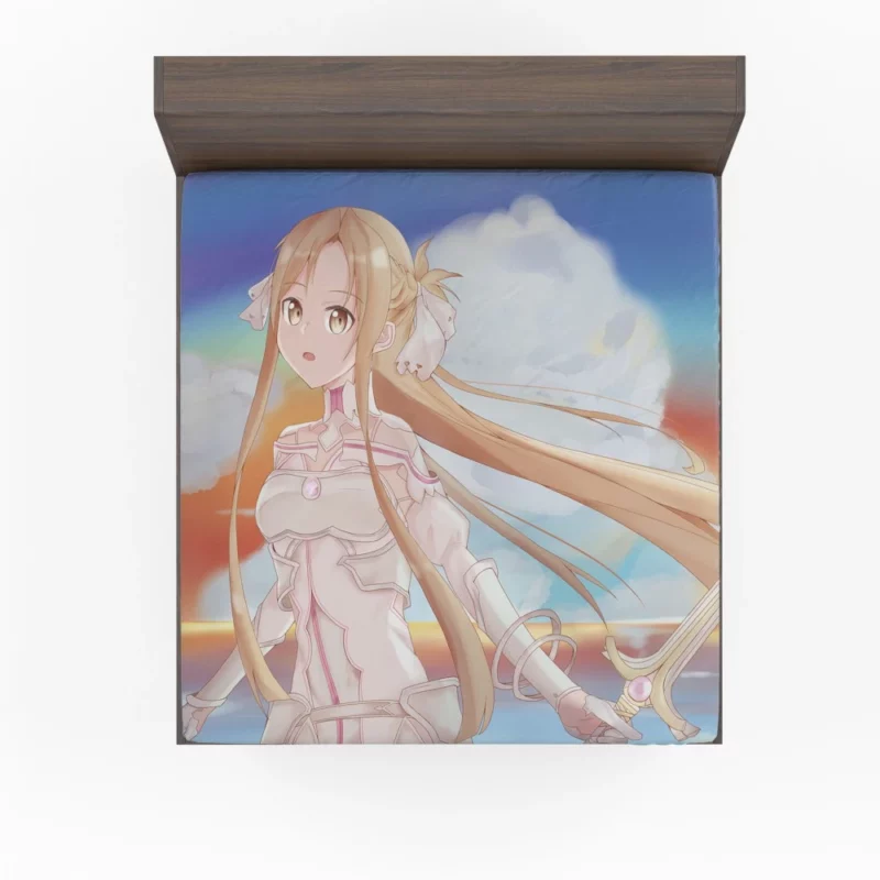 Asuna Yuuki Significance in Sword Art Online Anime Fitted Sheet