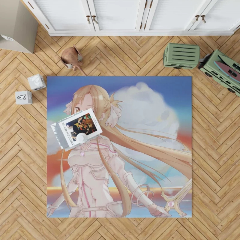 Asuna Yuuki Significance in Sword Art Online Anime Rug