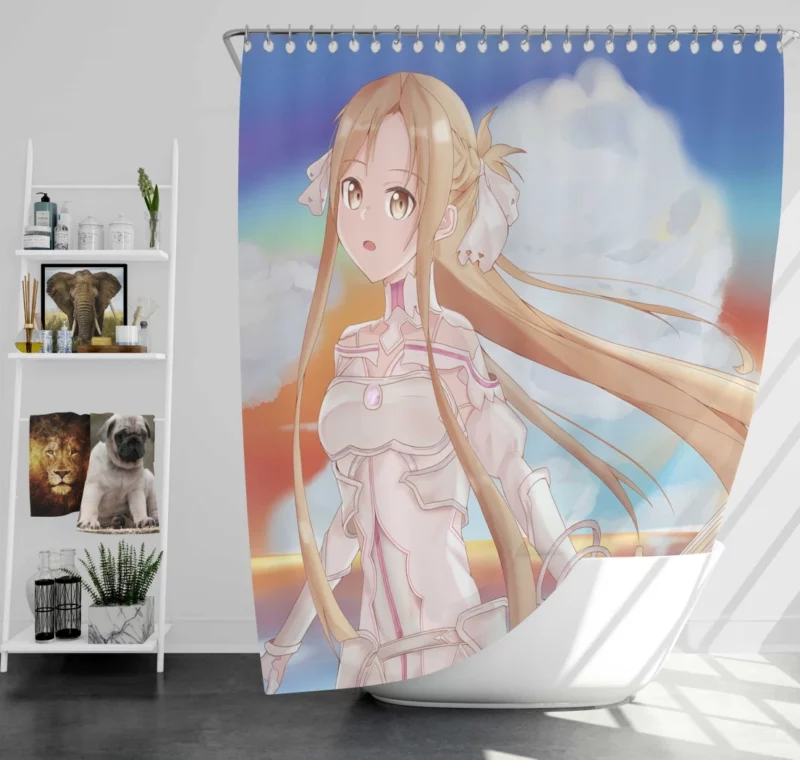 Asuna Yuuki Significance in Sword Art Online Anime Shower Curtain