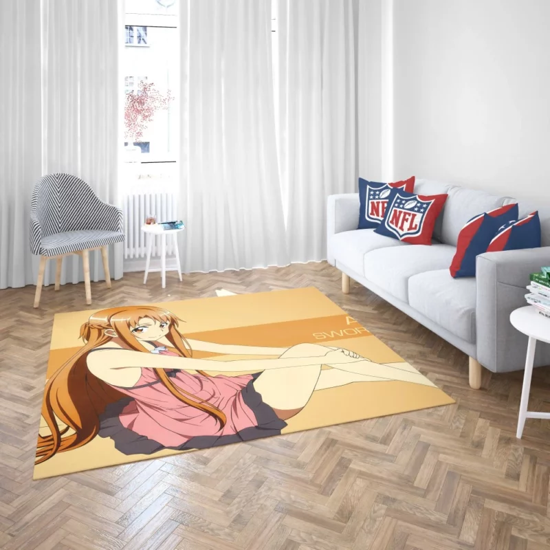 Asuna Yuuki Sword Art Online Star Anime Rug 2