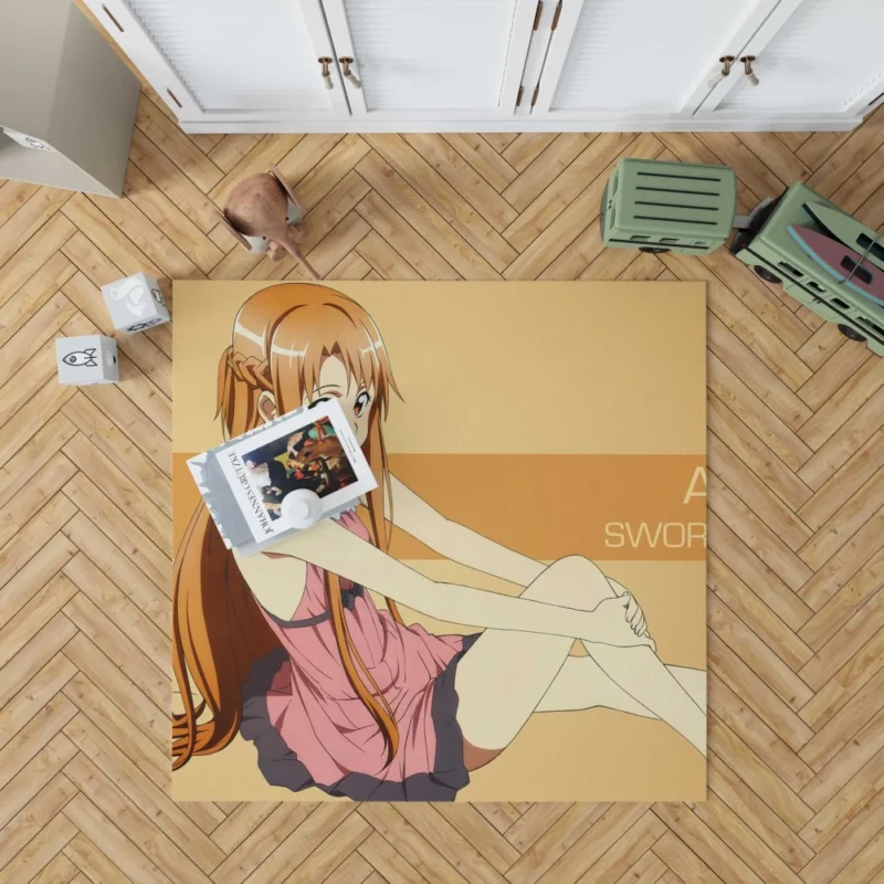 Asuna Yuuki Sword Art Online Star Anime Rug