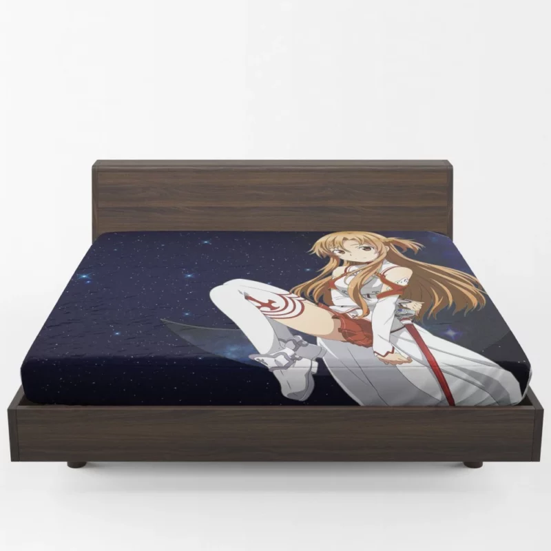 Asuna Yuuki Unforgettable Impact Anime Fitted Sheet 1