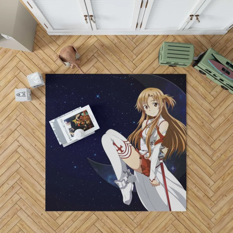 Asuna Yuuki Unforgettable Impact Anime Rug