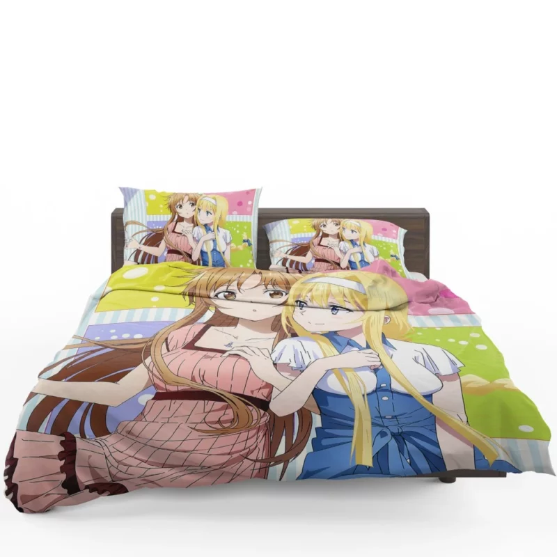 Asuna Yuuki and Alice Zuberg Uniting Forces Anime Bedding Set