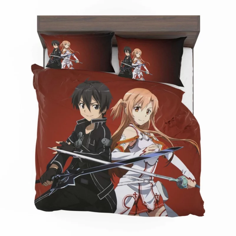 Asuna Yuuki and Kirito Eternal Connection Anime Bedding Set 1