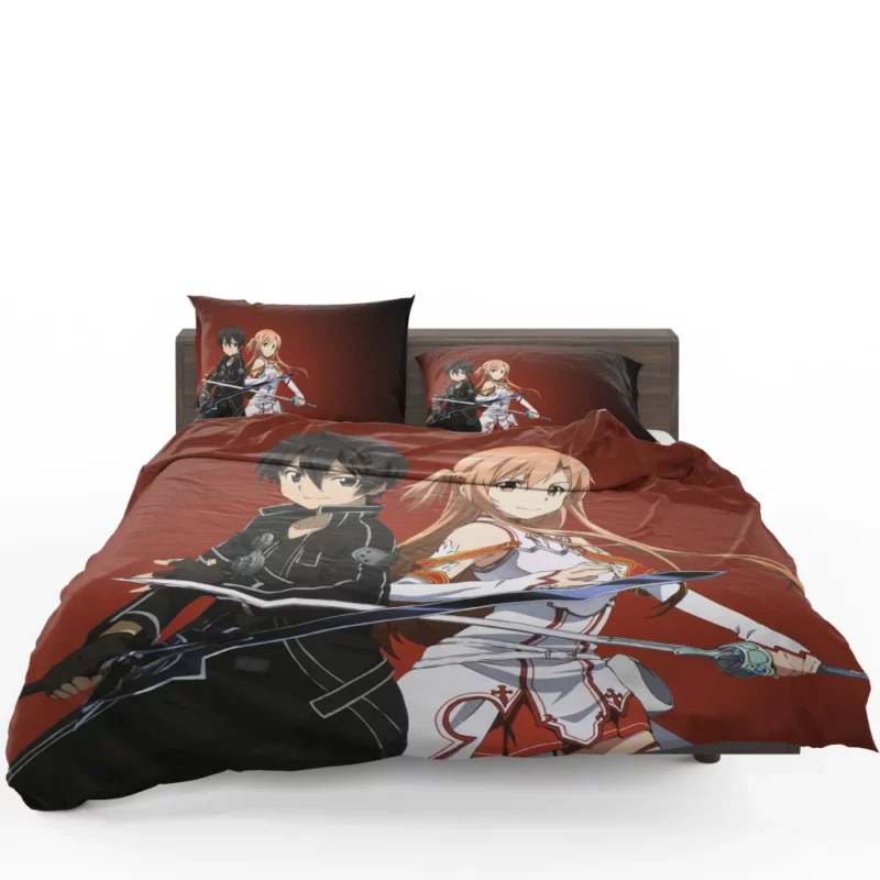 Asuna Yuuki and Kirito Eternal Connection Anime Bedding Set