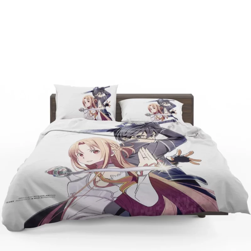 Asuna Yuuki and Kirito In-Game Partners Anime Bedding Set