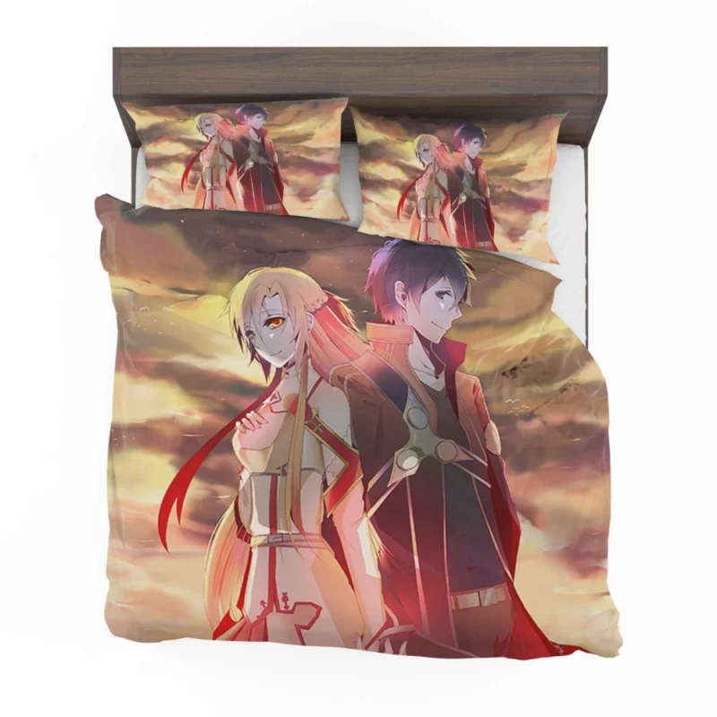 Asuna Yuuki and Kirito Legendary Bond Anime Bedding Set 1