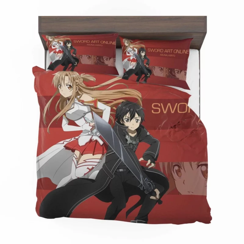 Asuna Yuuki and Kirito Unbreakable Bond Anime Bedding Set 1