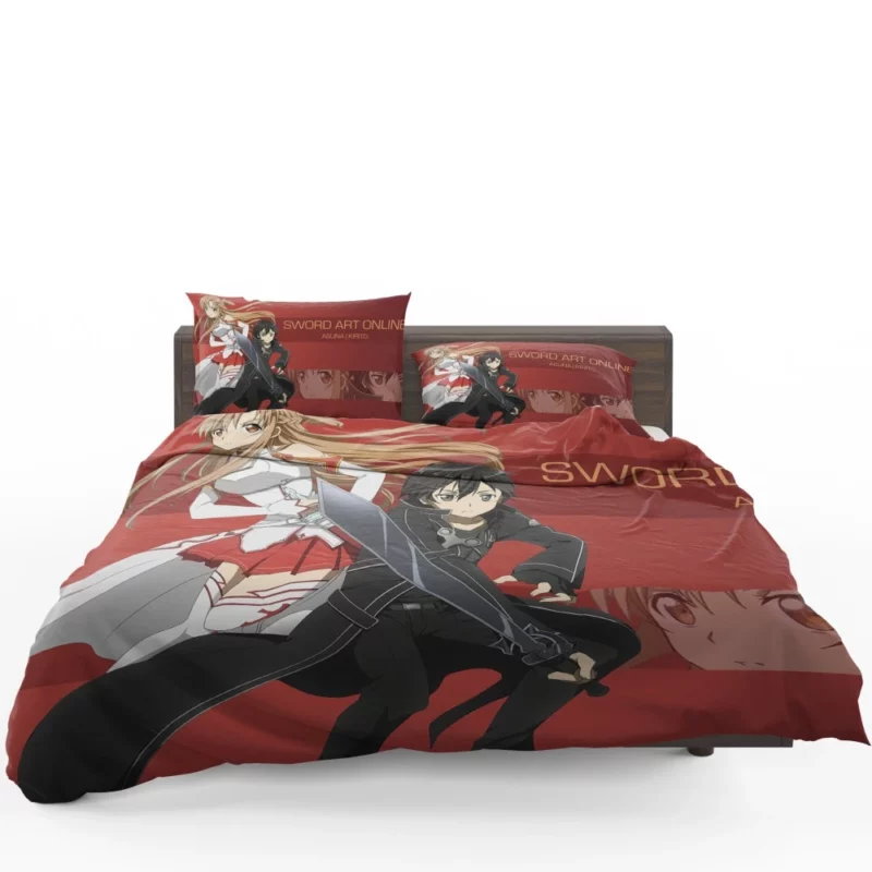 Asuna Yuuki and Kirito Unbreakable Bond Anime Bedding Set